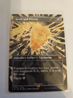 Aettir and Priwen Borderless MTG FIN Nm/M - Image 1