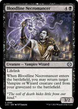 Bloodline Necromancer #185 | NM | The Lost Caverns of Ixalan Commander Magic MTG - Image 1