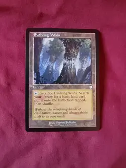 NM Retro Evolving Wilds, MTG, The Brothers' War, Magic the Gathering, 184 - Image 1