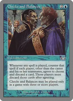 Checks and Balances 1x MtG Unglued UGL SP/NM - Image 1