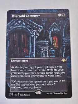 MTG - Oversold Cemetery Borderless - Dominaria Remastered - Image 1