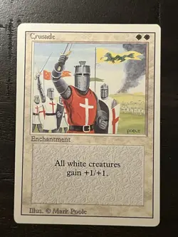 MTG Revised Edition Crusade - Banned - HP - Vintage - Image 1