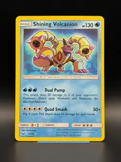 2017 Pokemon Card Shining Volcanion 27/73 Shining Legends LP - Image 1