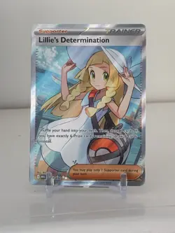 Lillie's Determination 169/132 - Ultra Rare Full Art - Mega Evolution Pokemon M+ - Image 1