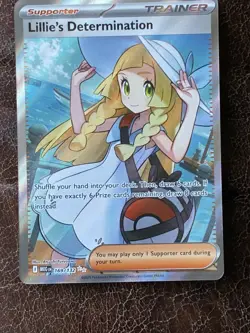 Lillie's Determination 169/132 - Ultra Rare Full Art - Mega Evolution Pokemon M+ - Image 2