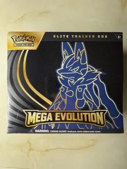 Pokemon TCG Mega Evolution Elite Trainer Box Lucario ETB New & Sealed ✅ IN HAND - Image 1