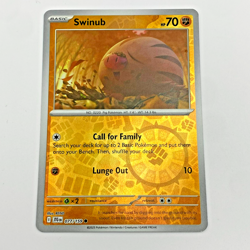 Swinub Reverse Holo 077/159 Pokemon Scarlet Violet Journey Together - Image 1