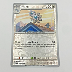 Klang Pokemon Scarlet Violet Black Bolt Reverse Holo 062/086 - Image 1