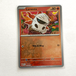 Larvesta Reverse Holo 028/159 Pokemon Scarlet Violet Journey Together - Image 1