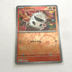 Larvesta Reverse Holo 028/159 Pokemon Scarlet Violet Journey Together - Image 2
