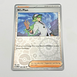 N's Plan Pokemon Scarlet Violet Black Bolt Reverse Holo 083/086 - Image 1