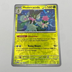 Meowscarada Reverse Holo 018/159 Pokemon Scarlet & Violet TCG Journey Together - Image 1