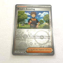 Brock's Scouting Reverse Holo 146/159 Pokemon Scarlet Violet Journey Together - Image 2