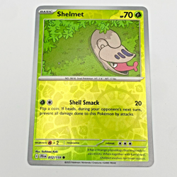 Shelmet Reverse Holo 012/159 Pokemon Scarlet & Violet TCG Journey Together - Image 1