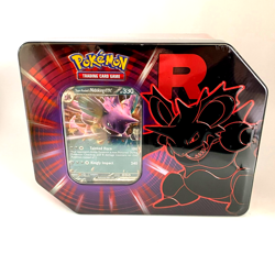 Pokemon Destined Rivals Team Rocket Tin Nidoking Scarlet & Violet New Sealed - Image 1