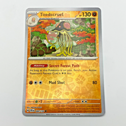 Toedscruel Reverse Holo 089/159 Pokemon Scarlet & Violet TCG Journey Together - Image 1