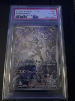 Pokemon TCG N's Reshiram 167/159 Journey Together Holo IR PSA 10 - Image 1