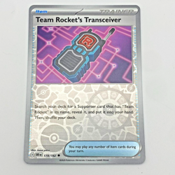 Team Rockets Transciever 178/182 Rev Holo Pokemon Scarlet Violet Destined Rivals - Image 1
