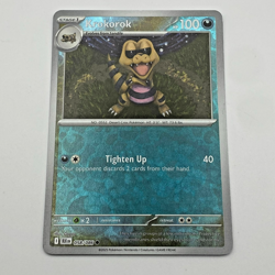 Krokorok Pokemon Scarlet Violet Black Bolt Reverse Holo 058/086 - Image 1