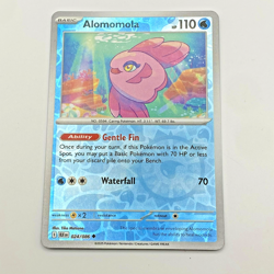 Alomomola Pokemon Scarlet Violet Black Bolt Reverse Holo 024/086 - Image 1