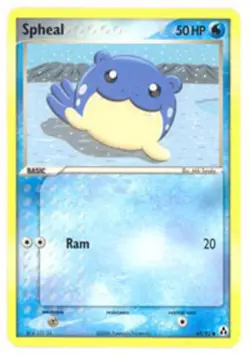 Spheal - 65/92 - Common PL/MP, English Pokemon EX Legend Maker - Image 1