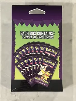 Pokemon Trick or Trade Booster Packs Halloween TCG 15 Packs Sealed - Image 2