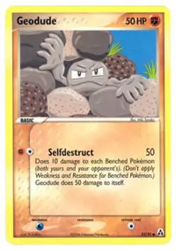 Geodude - 53/92 - Common NM, English Pokemon EX Legend Maker - Image 1