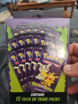 Pokemon Trick or Trade Booster Pack Set - 15 Packs - Image 1