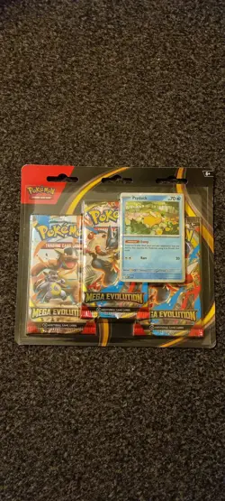 Pokemon TCG Mega Evolution 3 Pack Psyduck Blister - Image 1