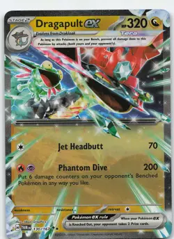 Dragapult ex - 130/167 Double Rare Holo SV06: Twilight Masquerade NM Pokemon - Image 1