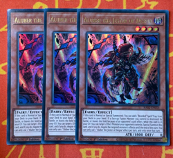 YUGIOH ALUBER THE JESTER OF DESPIA ULTRA RARE EXC RA02-EN016 x3 PLAYSET - Image 1