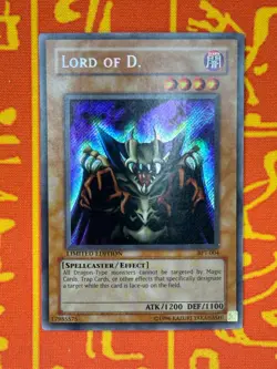 YUGIOH LORD OF D. SECRET RARE EXCELLENT BPT-004 - Image 1