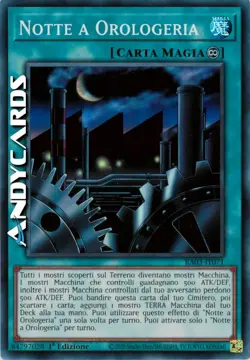 NOTTE A OROLOGERIA • (Clockwork Night) • Super R • RA03 IT071 • 1Ed • Yugioh! - Image 1