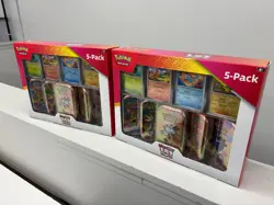 *2 Pack Lot* Pokemon Scarlet & Violet - 151 5-pack Mini Tins + 4 Promo Cards NEW - Image 2
