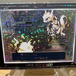 MEWTWO VS RAICHU GAMEBOY COLOR - POKEMON CARD - Image 2