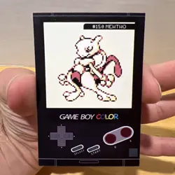MEWTWO VS RAICHU GAMEBOY COLOR - POKEMON CARD - Image 4