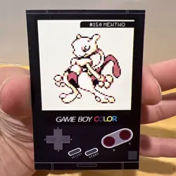 MEWTWO VS RAICHU GAMEBOY COLOR - POKEMON CARD - Image 5