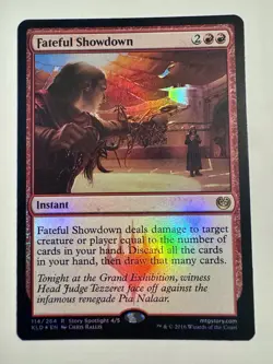 Fateful Showdown FOIL Kaladesh Red Rare MAGIC THE GATHERING CARD - Image 1