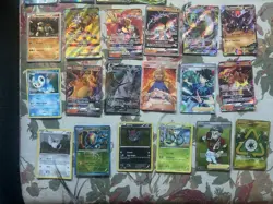 Pokemon TCG bundle lot 20+ MP-DMG holo full art rare cards mid era GX ex - Image 3