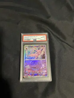 PSA 10 Espeon 062/187 Master Ball Holo Terastal Festival Pokemon Card Japanese - Image 1