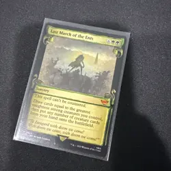 Last March of the Ents 0623 NM Pack Fresh Non-Foil Showcase Scrolls - Image 1