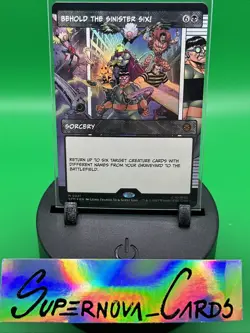 Behold the Sinister Six! (Borderless) MTG Marvel's Spider-Man Foil - Image 1