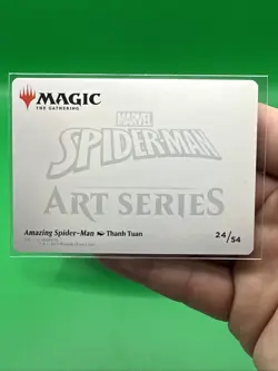 Amazing Spider-Man Art Series (24/54) Magic MTG - Gold Signature - Image 4