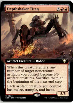 Depthshaker Titan (Extended Art) Rare Near Mint or Better - Image 1