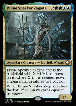 Prime Speaker Zegana - Commander: The Lost Caverns of Ixalan #0278 MTG Magic The - Image 1