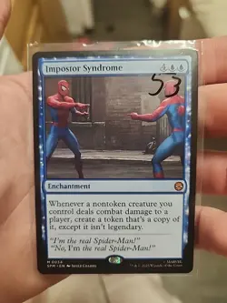MTG, Imposter Syndrome (#0034), Spider-Man - Non-Foil, NM Mythic - Image 1