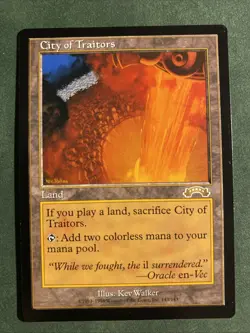 City Of Traitors Exodus 1998 Near Mint Magic The Gathering Mtg - Image 1