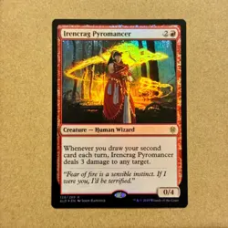 MTG ~ FOIL ~ Irencrag Pyromancer ~ ELD Throne of Eldraine ~ #128 ~ NM - Image 4
