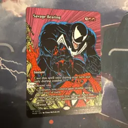 MTG SAVAGE BEATING M 0026 BORDERLESS NON FOIL - Image 2