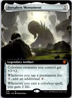 Forsaken Monument (Extended Art) - Zendikar Rising - 374 NM - Image 1